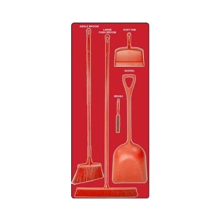 Accuform DRY ZONE STOREBOARDS PSB912RDRD PSB912RDRD